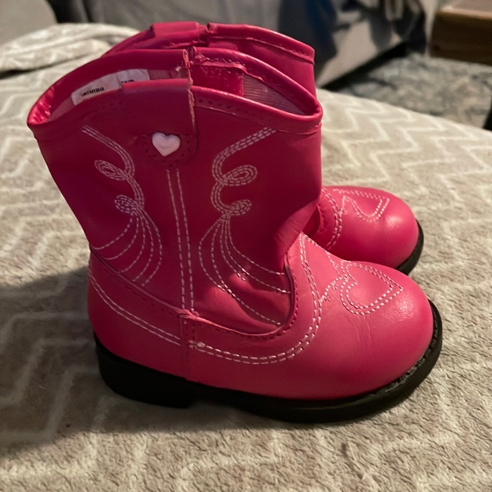 Pink Baby cowgirl boots